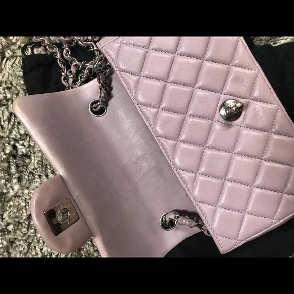 Chanel lavender pink rectangular mini flap bag - Picture 6 of 7